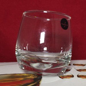 NWT- SAGAFORM  Rocking Whiskey Glasses Set of 6, 6.75 oz